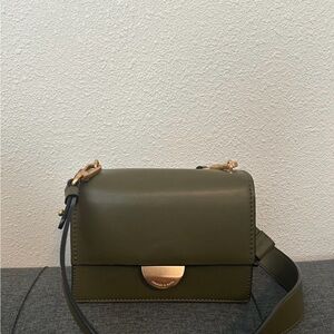 Charles & Keith Khaki Crossbody Bag